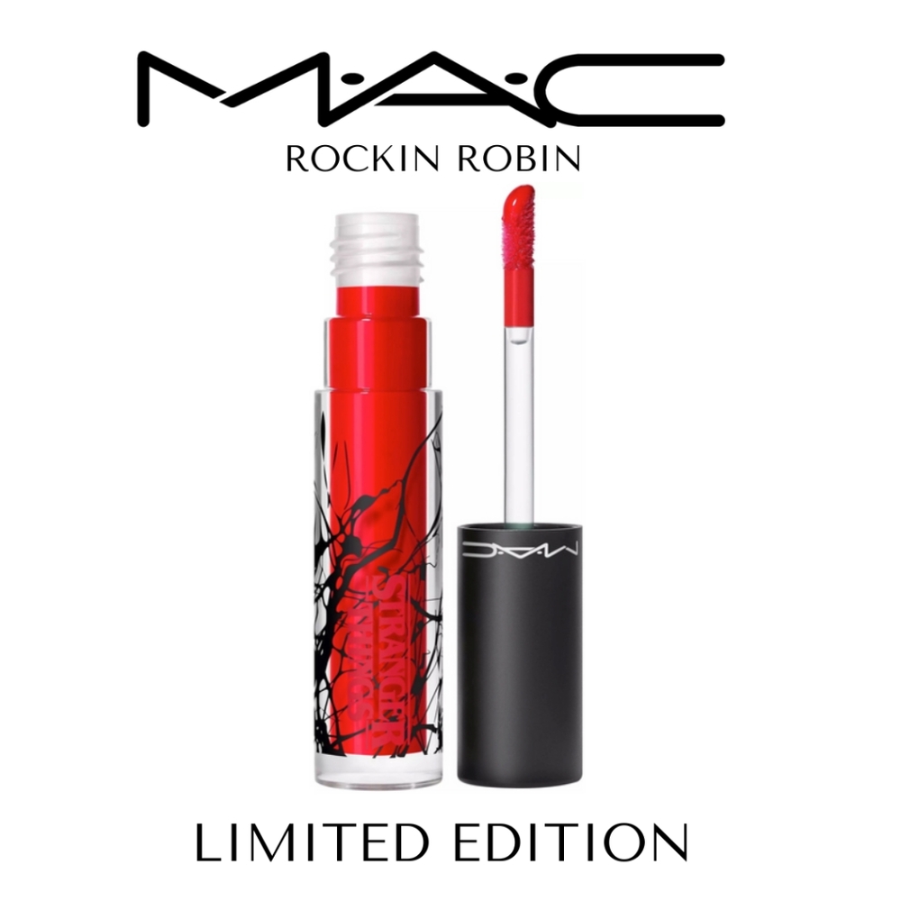 MAC X STRANGER THINGS Lipglass Lip Gloss in ROCKIN' ROBIN